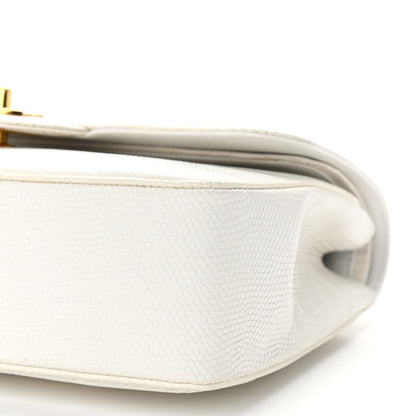 Chanel Lizard Small Double Flap White 10 of 10