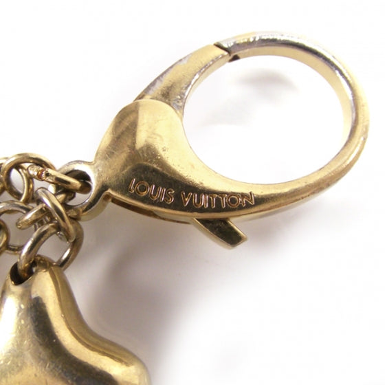 Metal Baxter Dog Bag Charm Gold