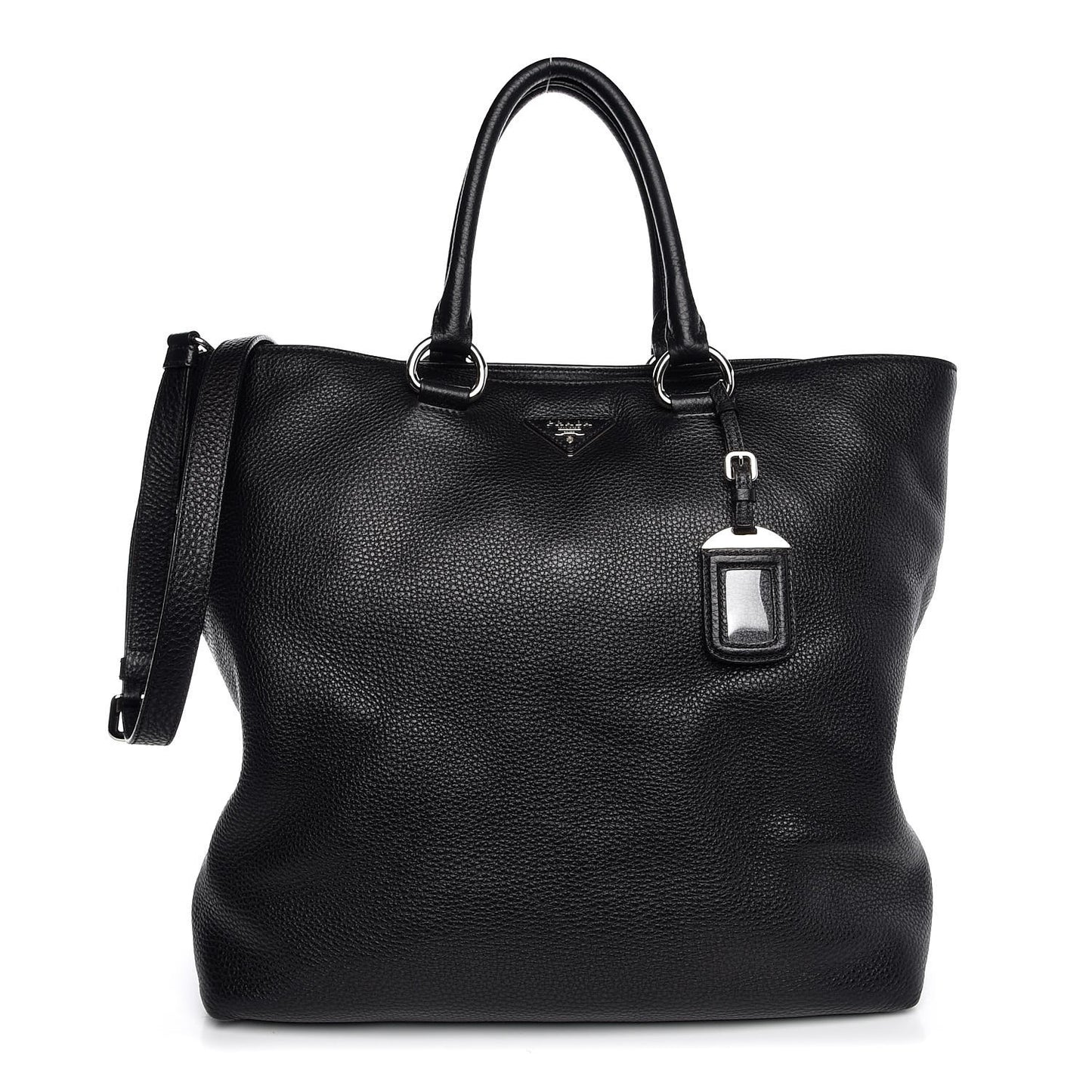 Vitello Daino Tote Black