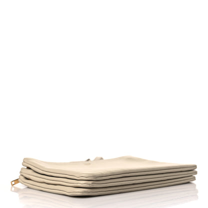 Celine Lambskin Large Trio Crossbody Bag Beige 4 of 10