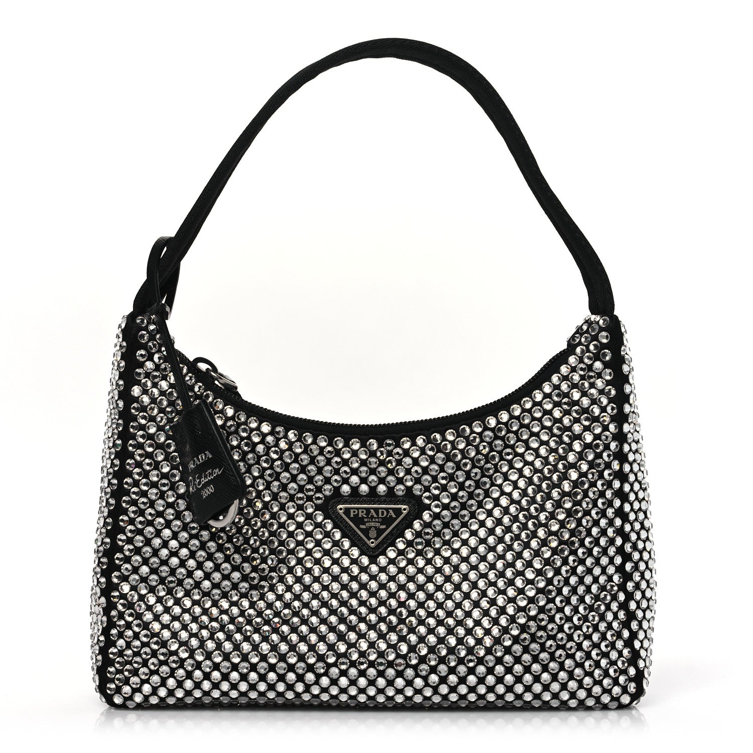 Prada Satin Crystal Mini Re-Edition 2000 Bag Cristal 1 of 10