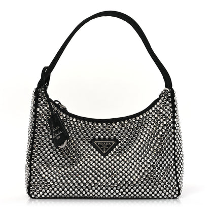 Prada Satin Crystal Mini Re-Edition 2000 Bag Cristal 1 of 10