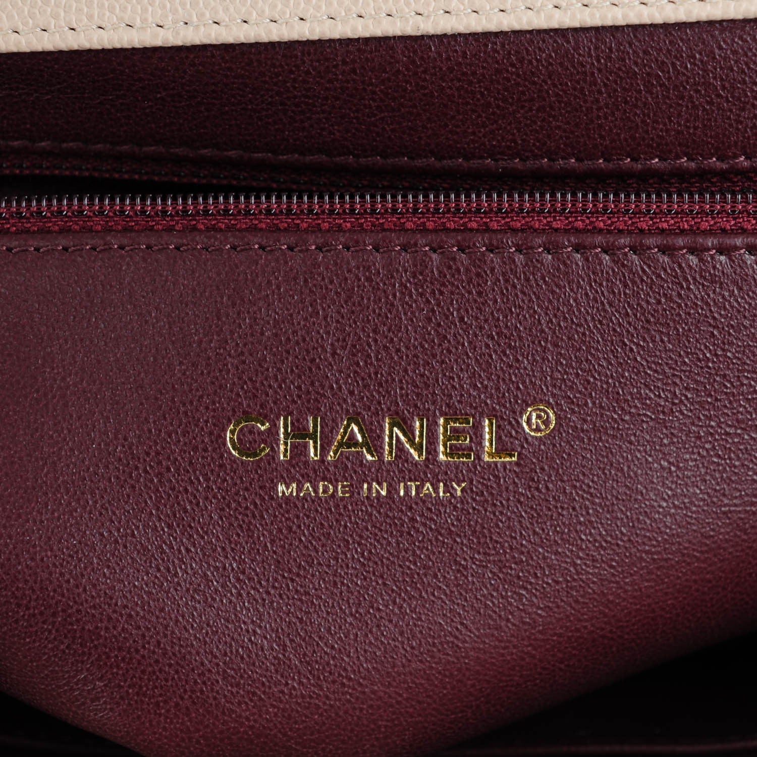 Chanel Caviar Quilted Large Business Affinity Flap Beige 7 of 8