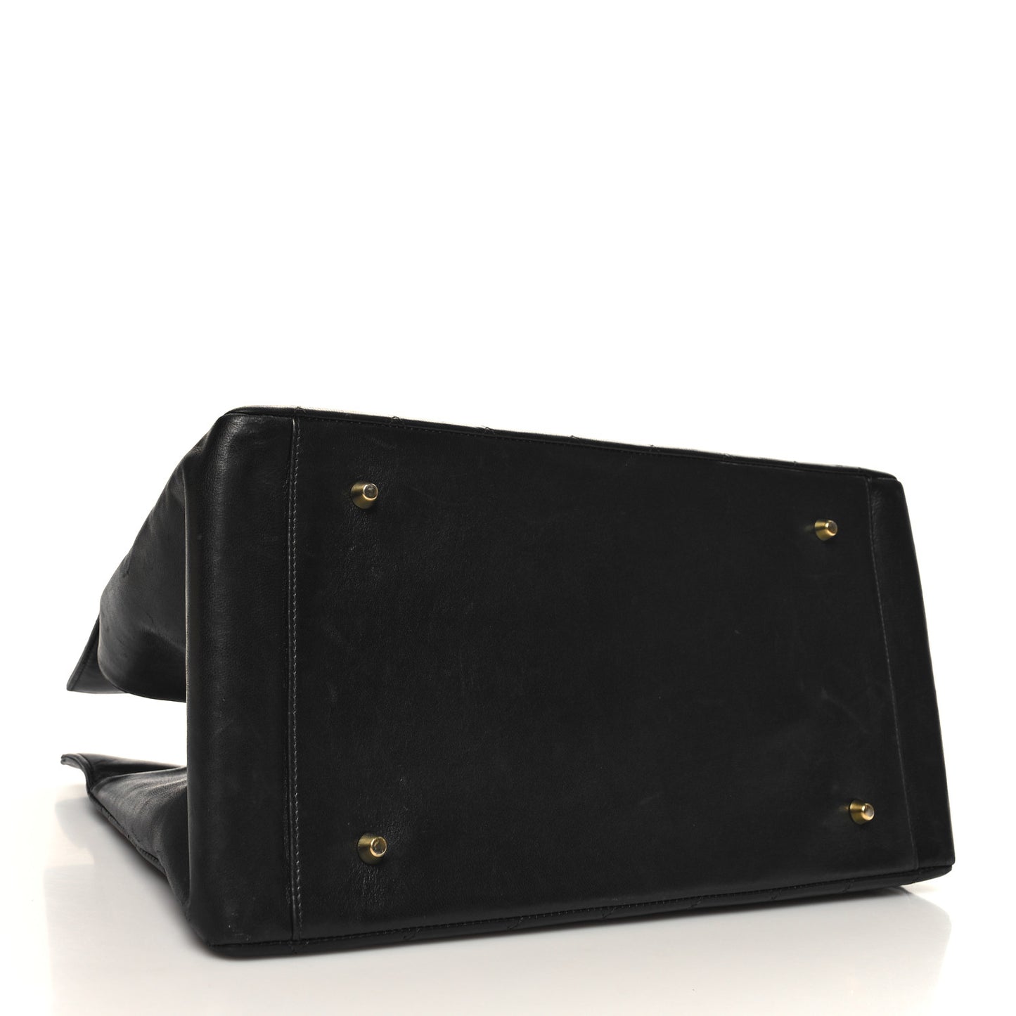 Lambskin Quilted Timeless CC Tote Black