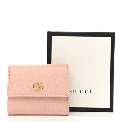 Gucci Dollar Calfskin GG Marmont Tri-Fold Wallet Perfect Pink 8 of 8