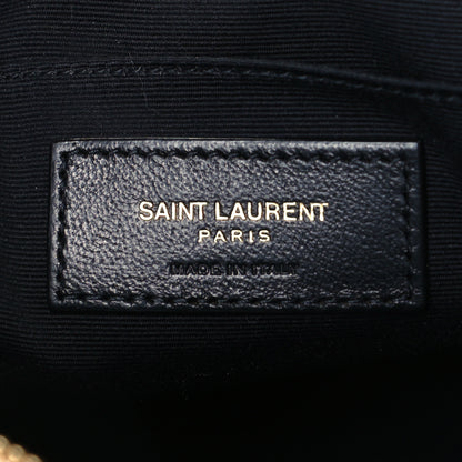 Saint Laurent Calfskin Matelasse Monogram Lou Camera Bag Ivory Natural 5 of 9