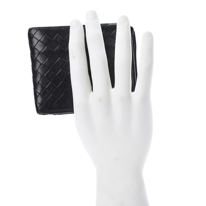 Bottega Veneta Nappa Intrecciato Bi-Fold Wallet Black 2 of 11