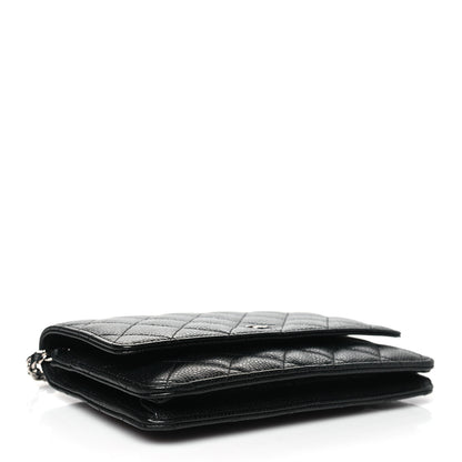 Chanel Caviar Quilted Wallet On Chain WOC Black 4 of 11