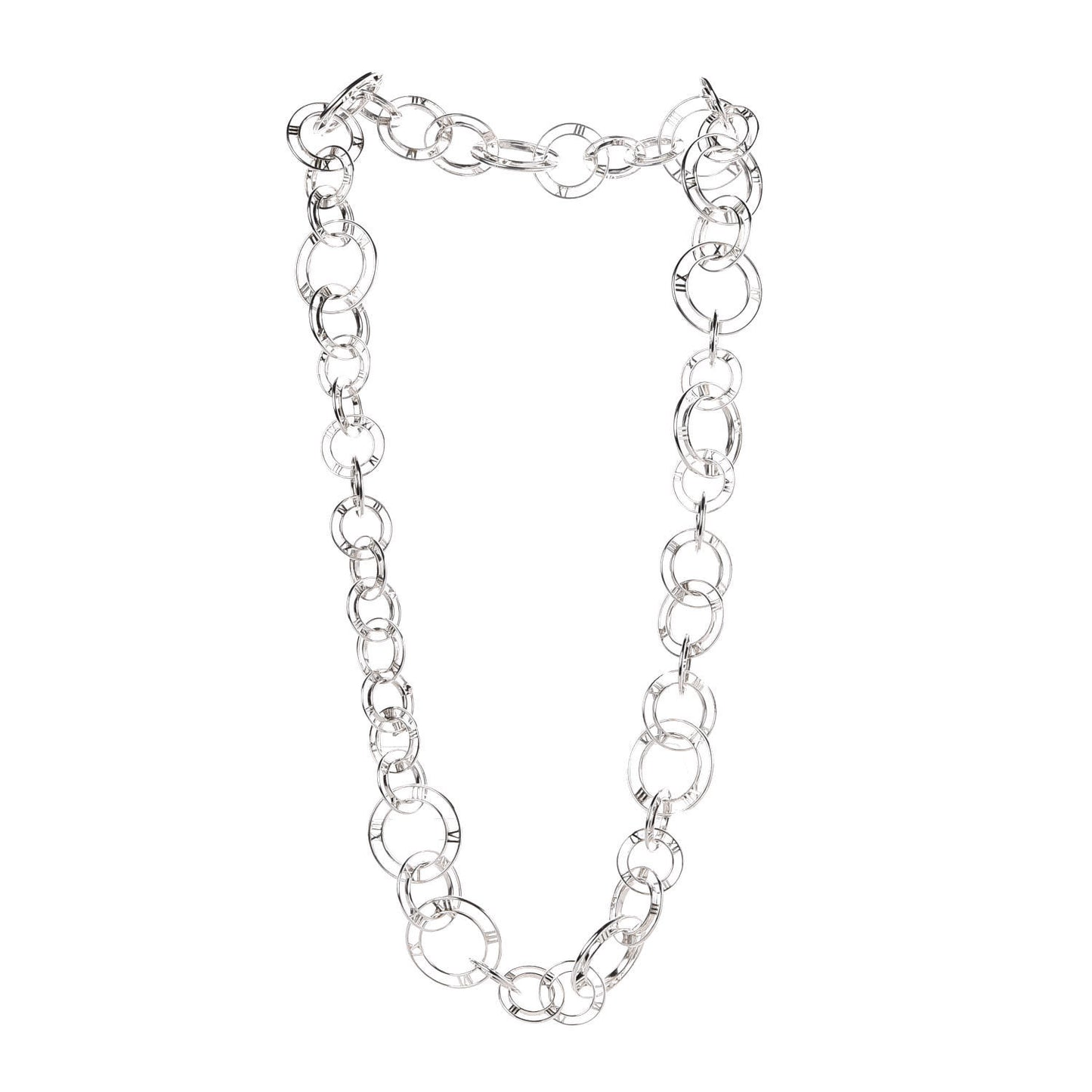 Sterling Silver Atlas Link Necklace