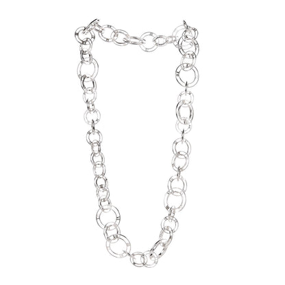 Tiffany Sterling Silver Atlas Link Necklace 3 of 5