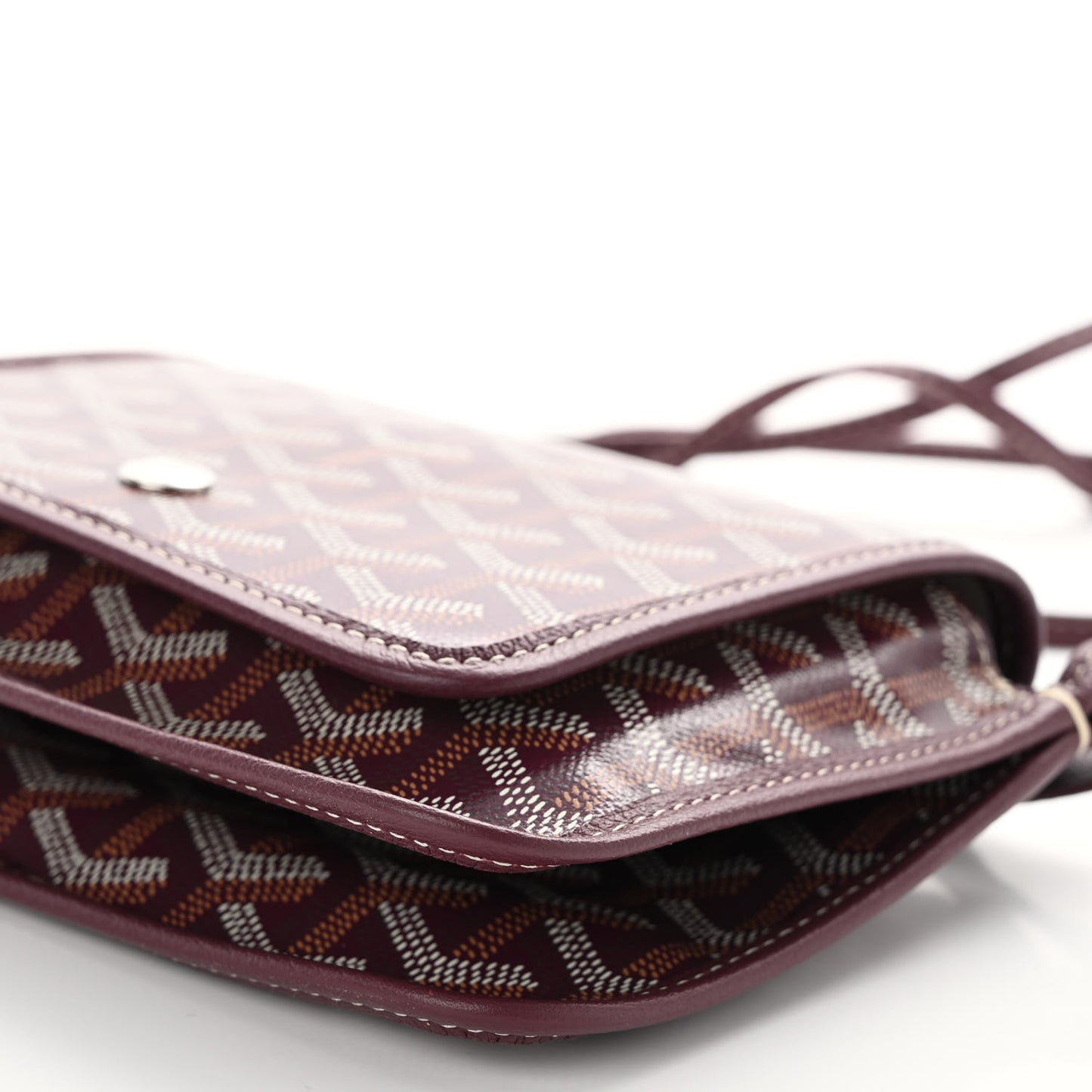 Goyardine Plumet Wallet Clutch Burgundy