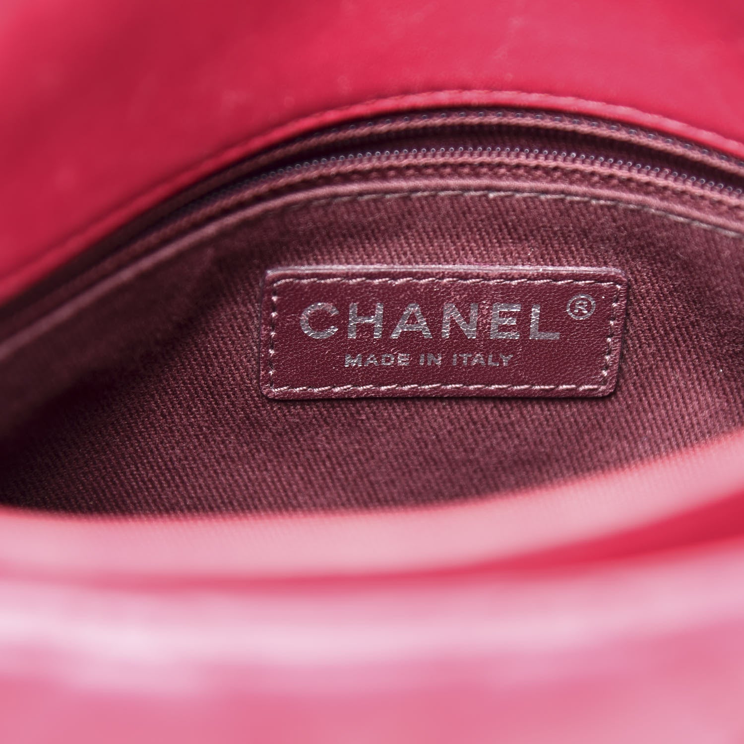 Chanel Lambskin Quilted Large Daily Supple Flap Dark Pink 10 of 17