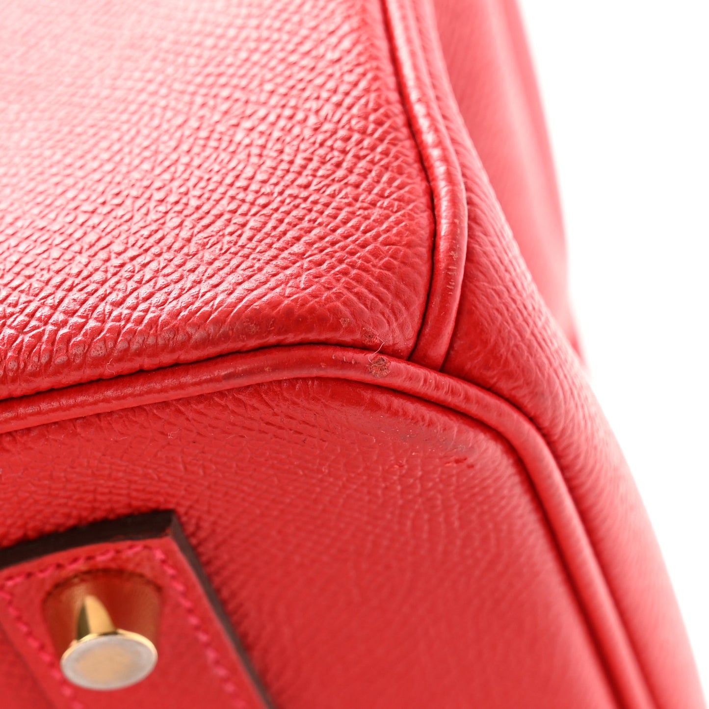Epsom Birkin 35 Rouge Casaque