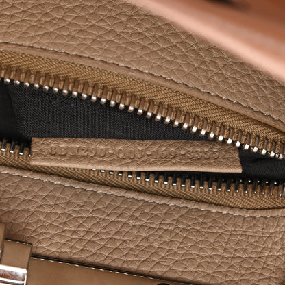 Fendi Cuoio Romano Selleria Bi-Color Medium Peekaboo Iconic Satchel Mou Deserto 9 of 13