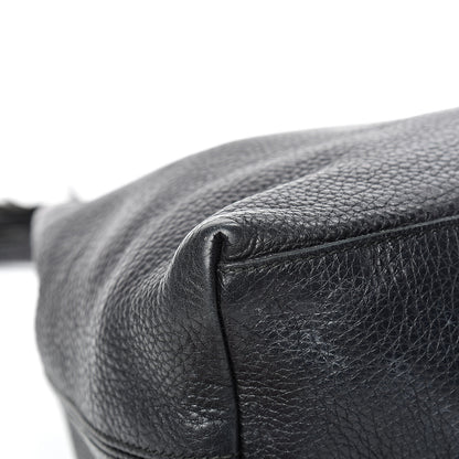 Gucci Pebbled Calfskin Medium Soho Chain Shoulder Bag Black 11 of 29