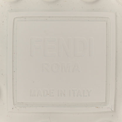 Fendi Fabric Jacquard FF Rainbow Womens Fendi Force Low-Top Sneakers 39 Tobacco Black White Multicolor 7 of 11