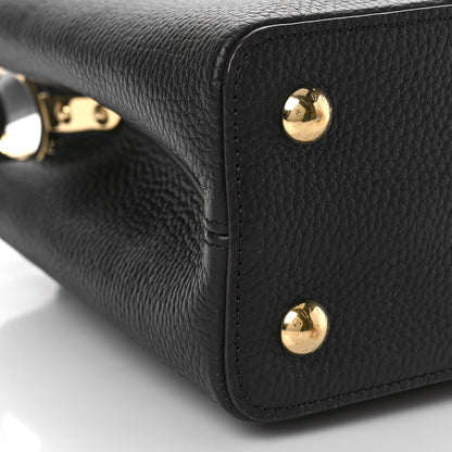 Louis Vuitton Taurillon Capucines PM Black 7 of 8