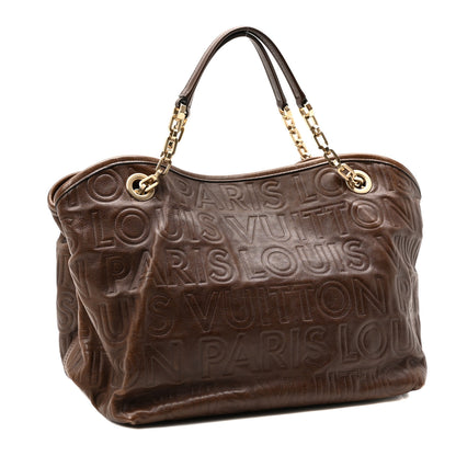 Louis Vuitton Monogram Paris Souple Whisper PM Chocolate 3 of 9