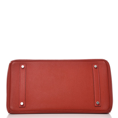 Hermes Togo Birkin 35 Rouge Casaque 6 of 30