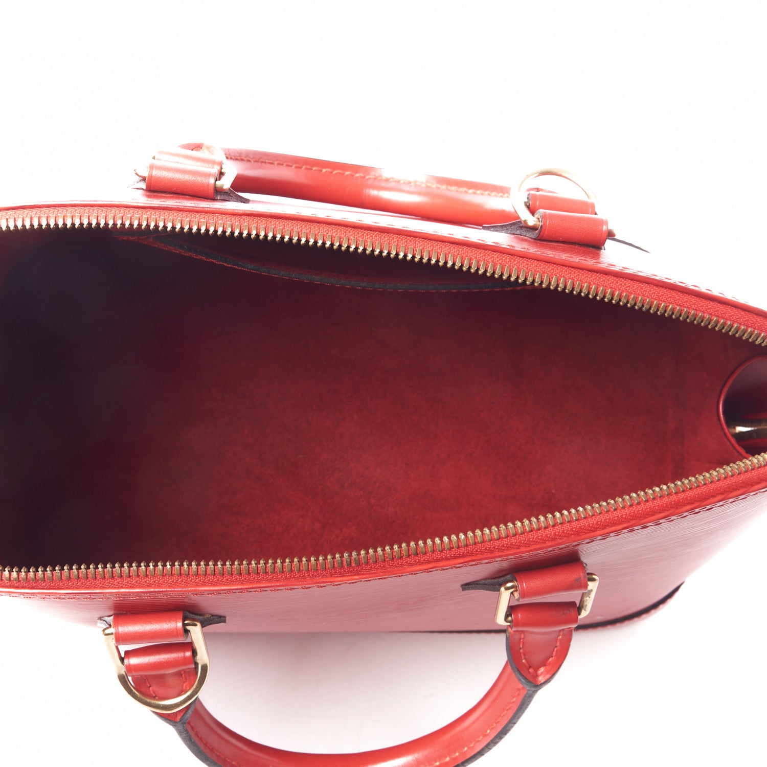 Louis Vuitton Epi Alma PM Castillan Red 7 of 9