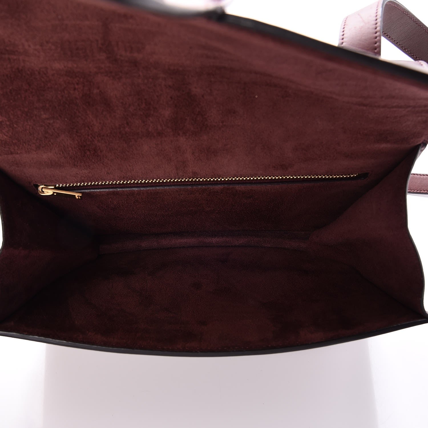 Celine Natural Calfskin Medium Symmetrical Bag Burgundy 5 of 10