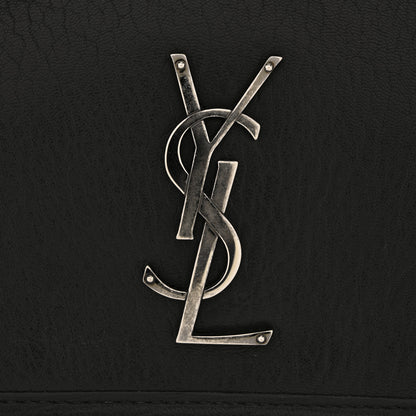 Saint Laurent Grained Lambskin Monogram Medium Niki Chain Satchel Black 12 of 12