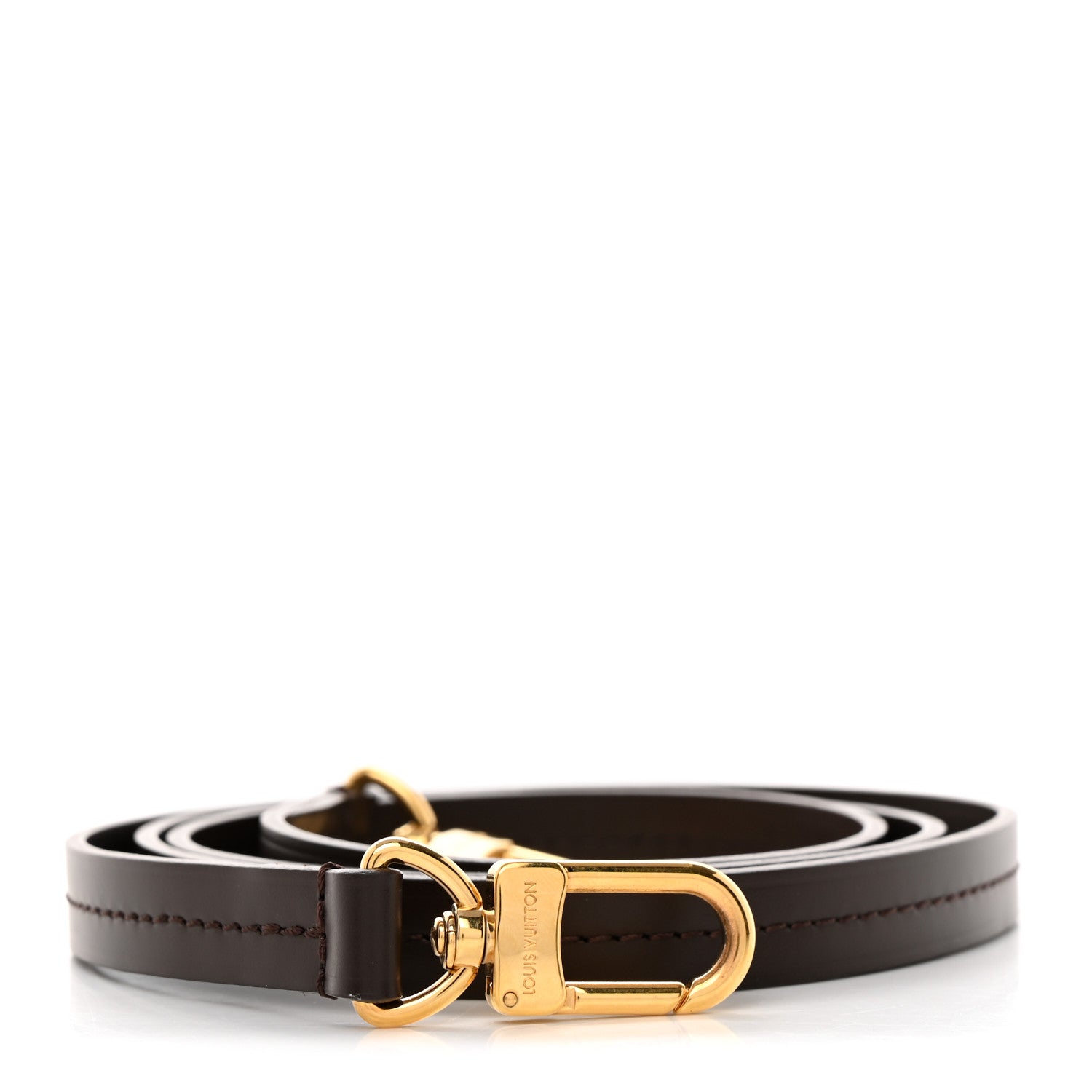 Louis Vuitton Calfskin 16mm Shoulder Strap Brown 1 of 3