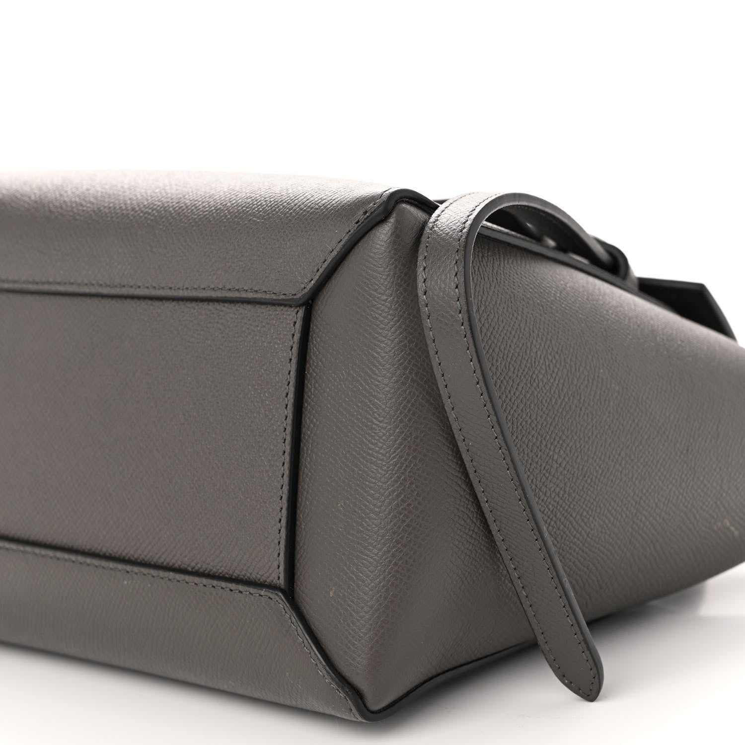 Celine Grained Calfskin Micro Belt Bag Grey 10 of 12