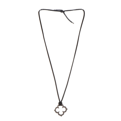 Cartier 18K White Gold Clover Necklace 4 of 6