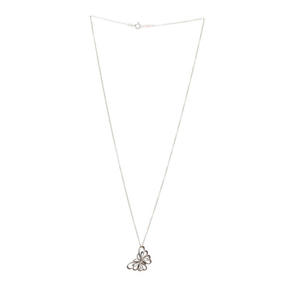 Tiffany 18K Rose Gold Butterfly Pendant Necklace 3 of 7