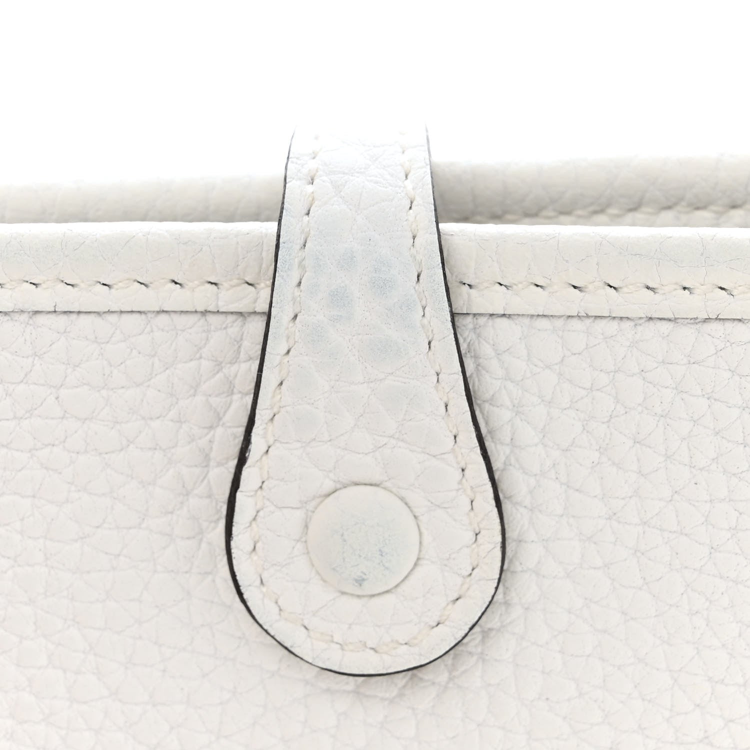Hermes Taurillon Clemence Amazone Evelyne TPM New White 11 of 12