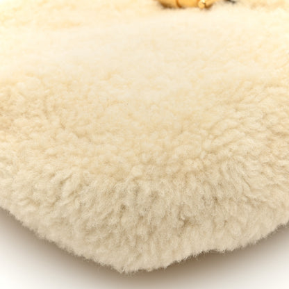 Gucci Shearling Small Jackie 1961 Shoulder Bag Ivory 8 of 9