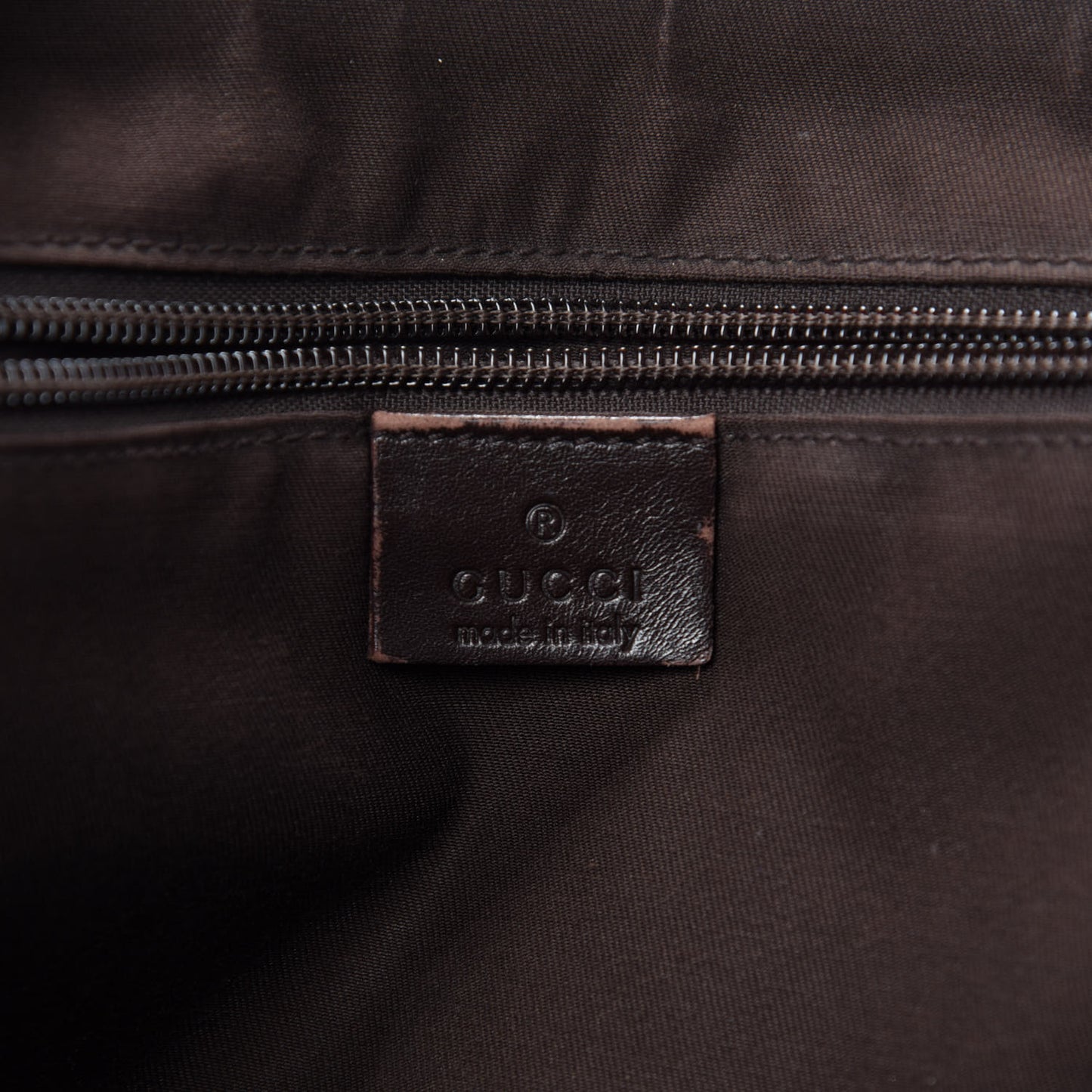 Monogram Medium Double Buckle Flap Messenger Bag Beige Dark Brown