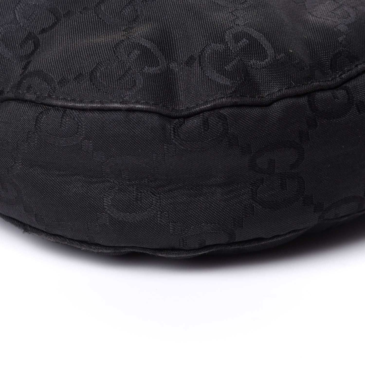 Gucci Nylon Monogram Hobo Black 8 of 10