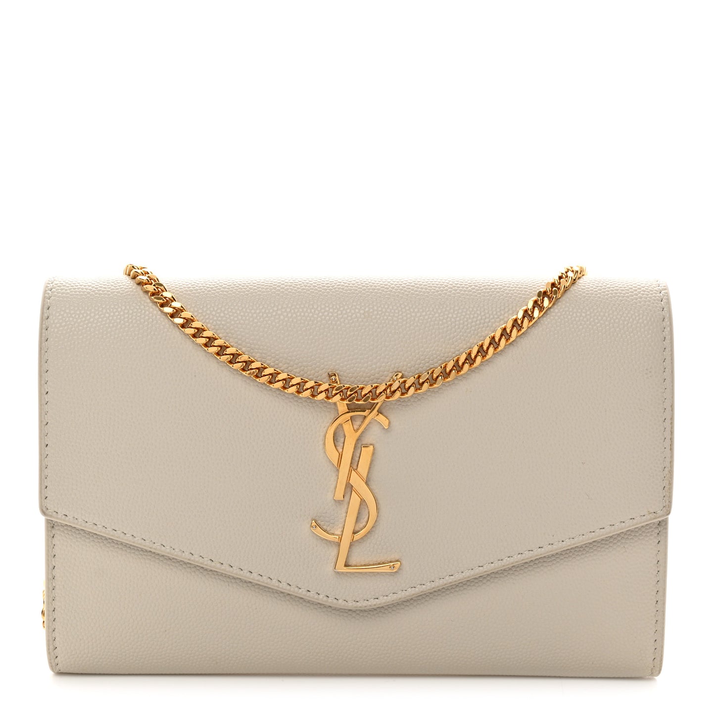 Grain De Poudre Monogram Uptown Chain Wallet Crema Soft