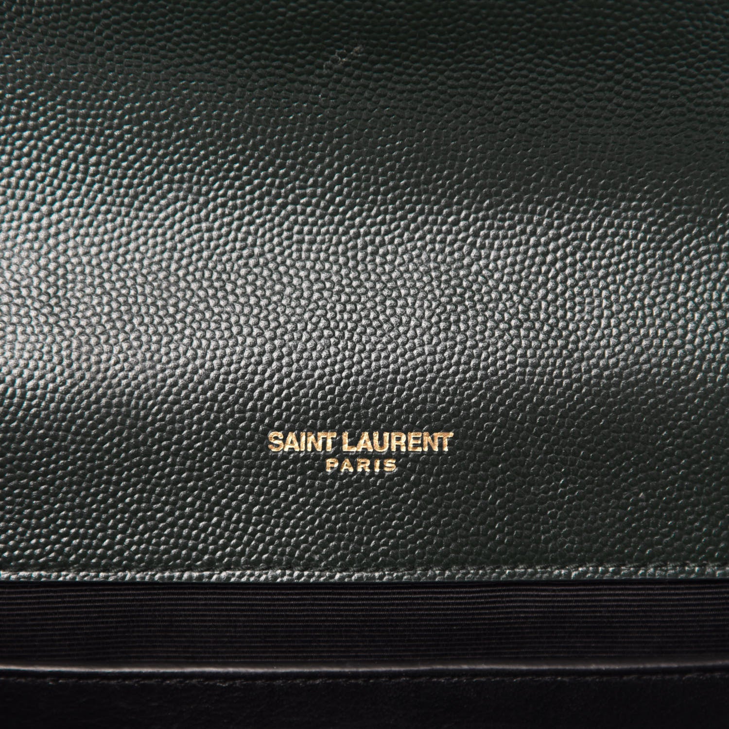 Saint Laurent Grain De Poudre Textured Mixed Matelasse Triquilt Medium Monogram Satchel Dark Tea 10 of 12