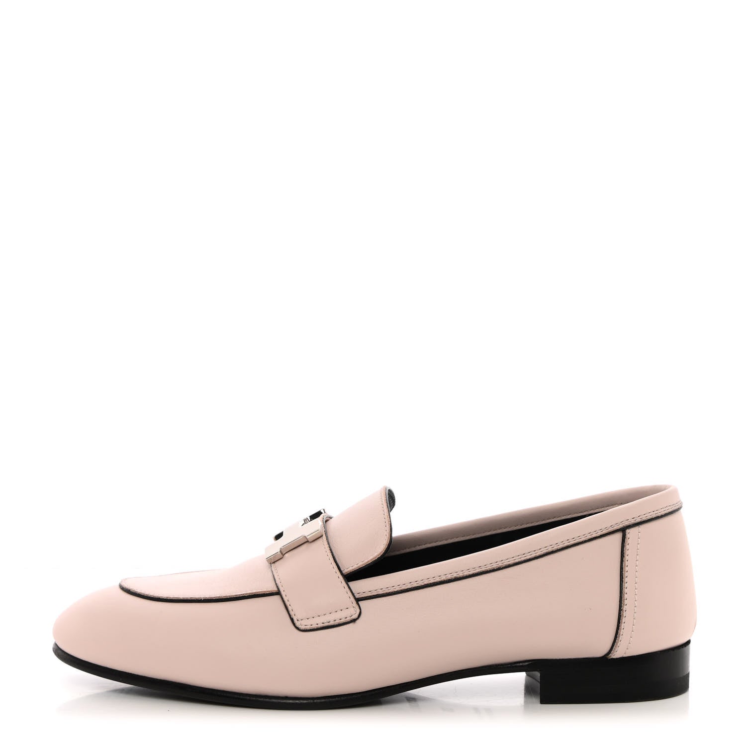 Hermes Calfskin Womens Paris Loafers 36 Rose Petale 1 of 10
