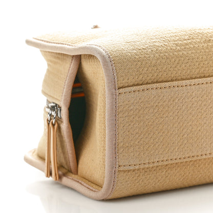 Chanel Denim Deauville Bowling Bag Beige 9 of 10