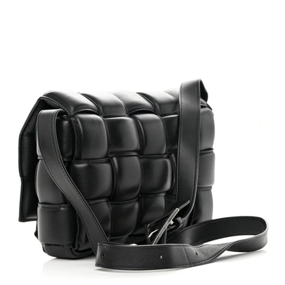 Bottega Veneta Nappa Maxi Intreccio Padded Cassette Crossbody Bag Black 3 of 15