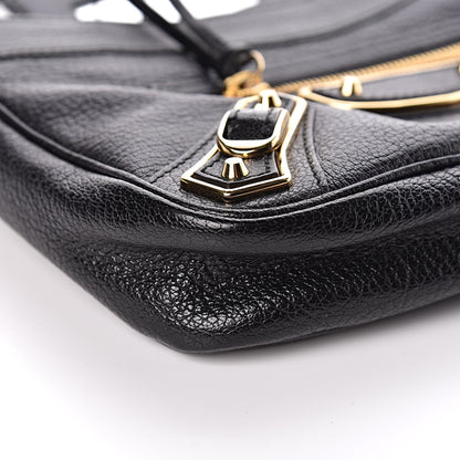 Balenciaga Chevre Gold Metallic Edge Hardware Hip Black 5 of 11