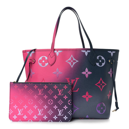 Louis Vuitton Monogram Giant Spring In The City Neverfull MM Midnight Fuchsia 1 of 10