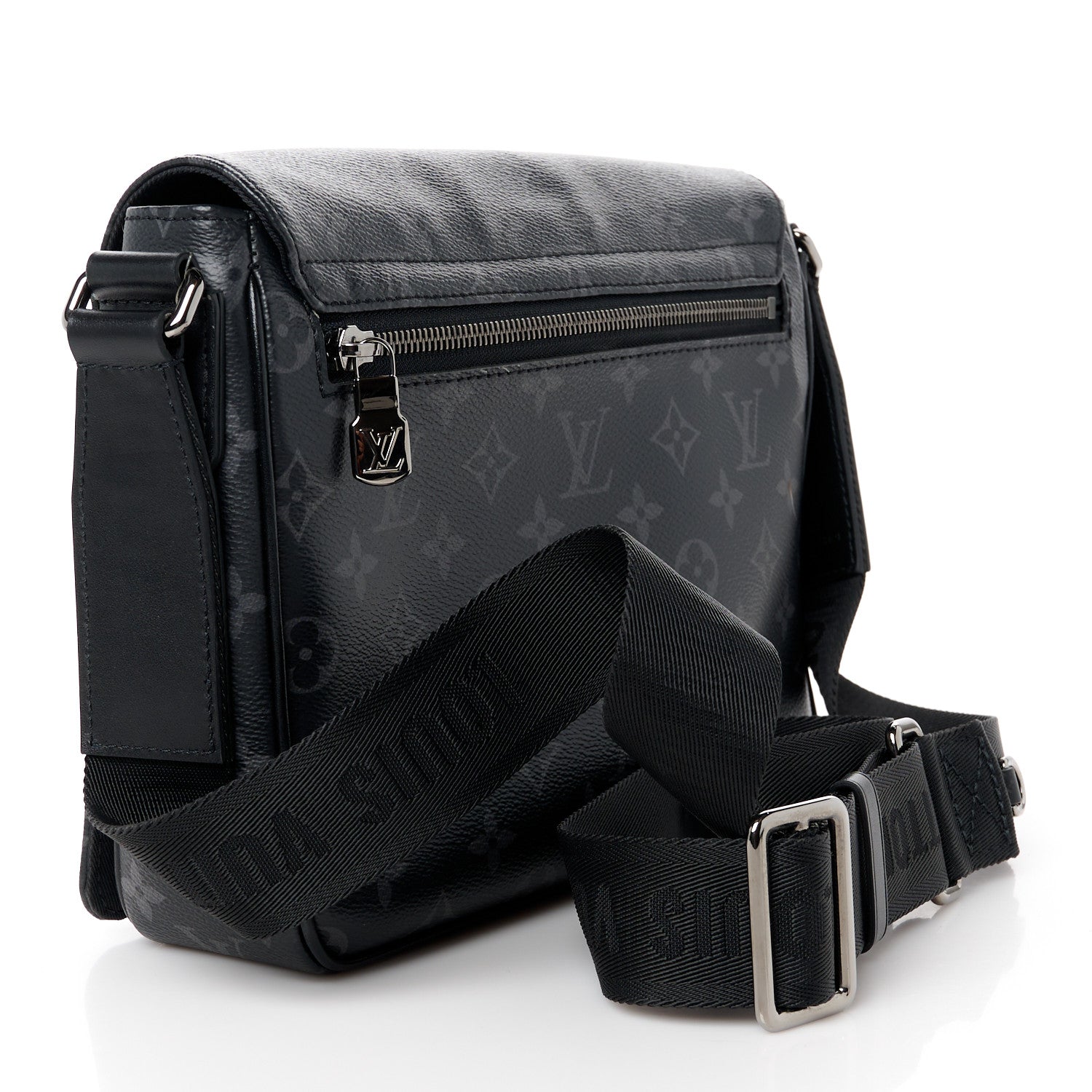 Louis Vuitton Monogram Eclipse District PM Black 3 of 10