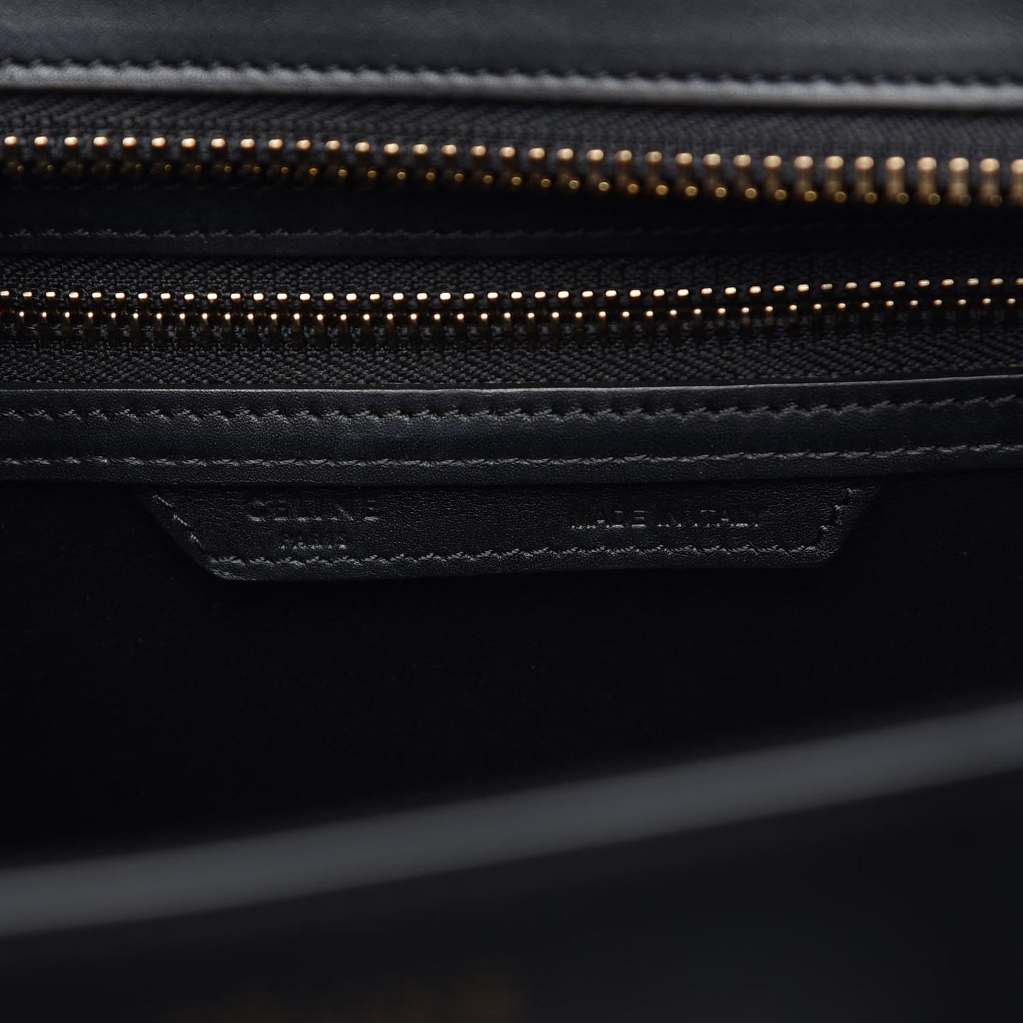 Smooth Calfskin Micro Luggage Black