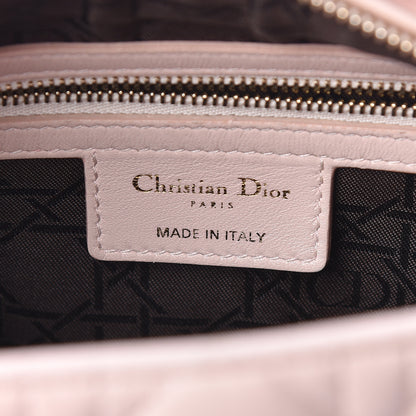 Christian Dior Lambskin Cannage Medium Lady Dior Light Pink 7 of 10