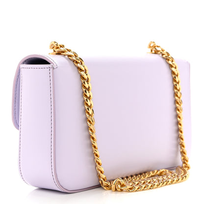 Celine Shiny Calfskin Triomphe Chain Shoulder Bag Light Lavender 3 of 11