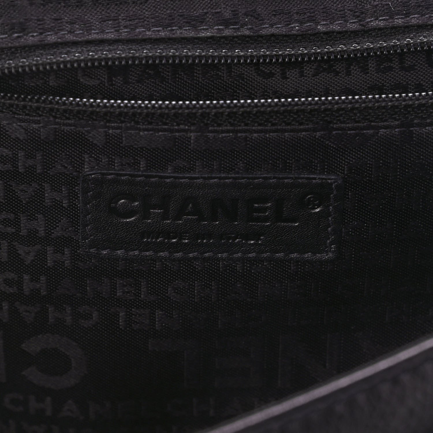 Chanel Caviar Mademoiselle Lock Accordion Flap Black 7 of 10