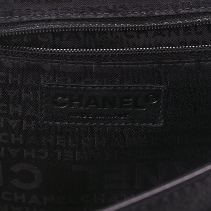 Chanel Caviar Mademoiselle Lock Accordion Flap Black 7 of 10