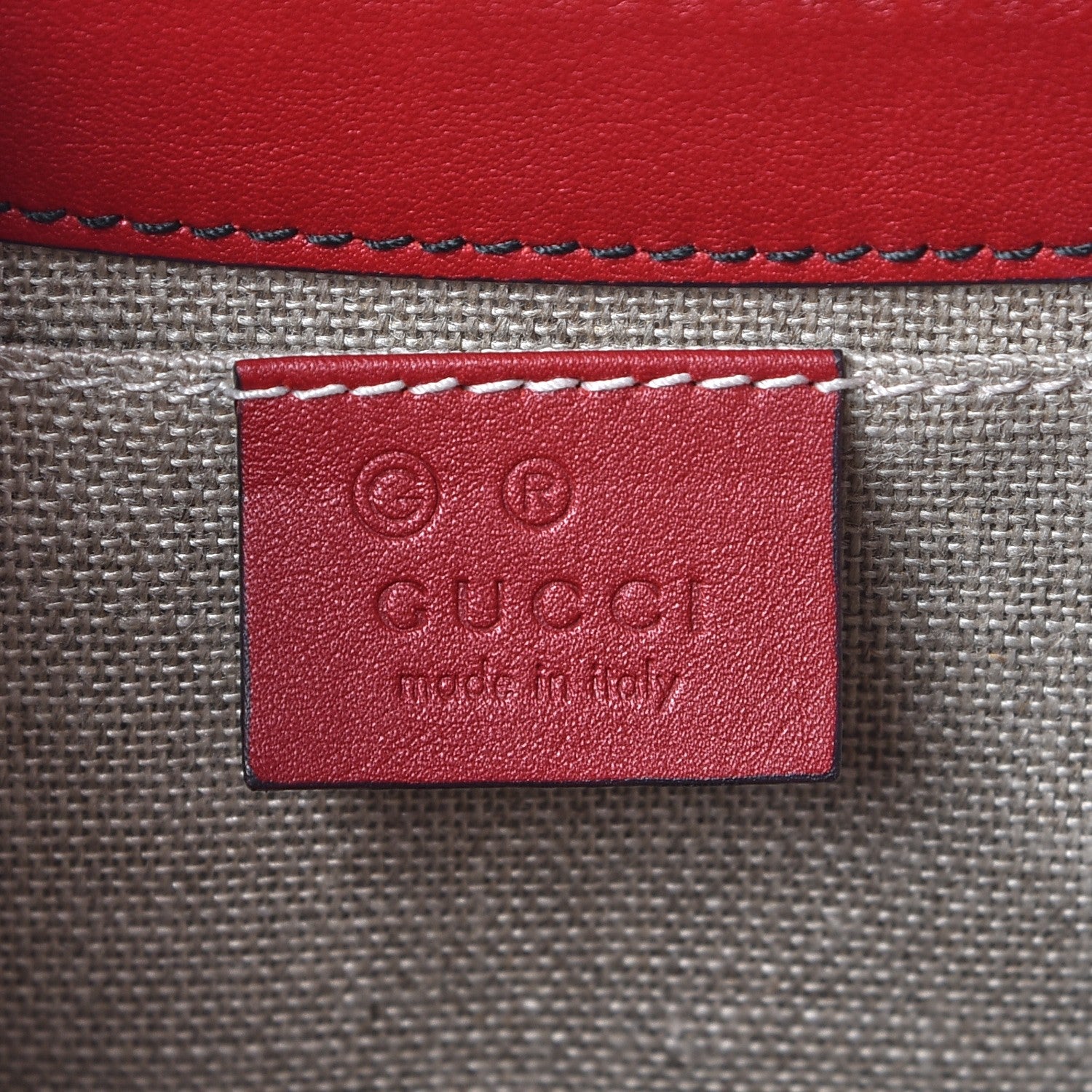 Gucci Microguccissima Medium Emily Chain Shoulder Bag Red 6 of 9