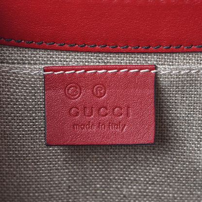 Gucci Microguccissima Medium Emily Chain Shoulder Bag Red 6 of 9