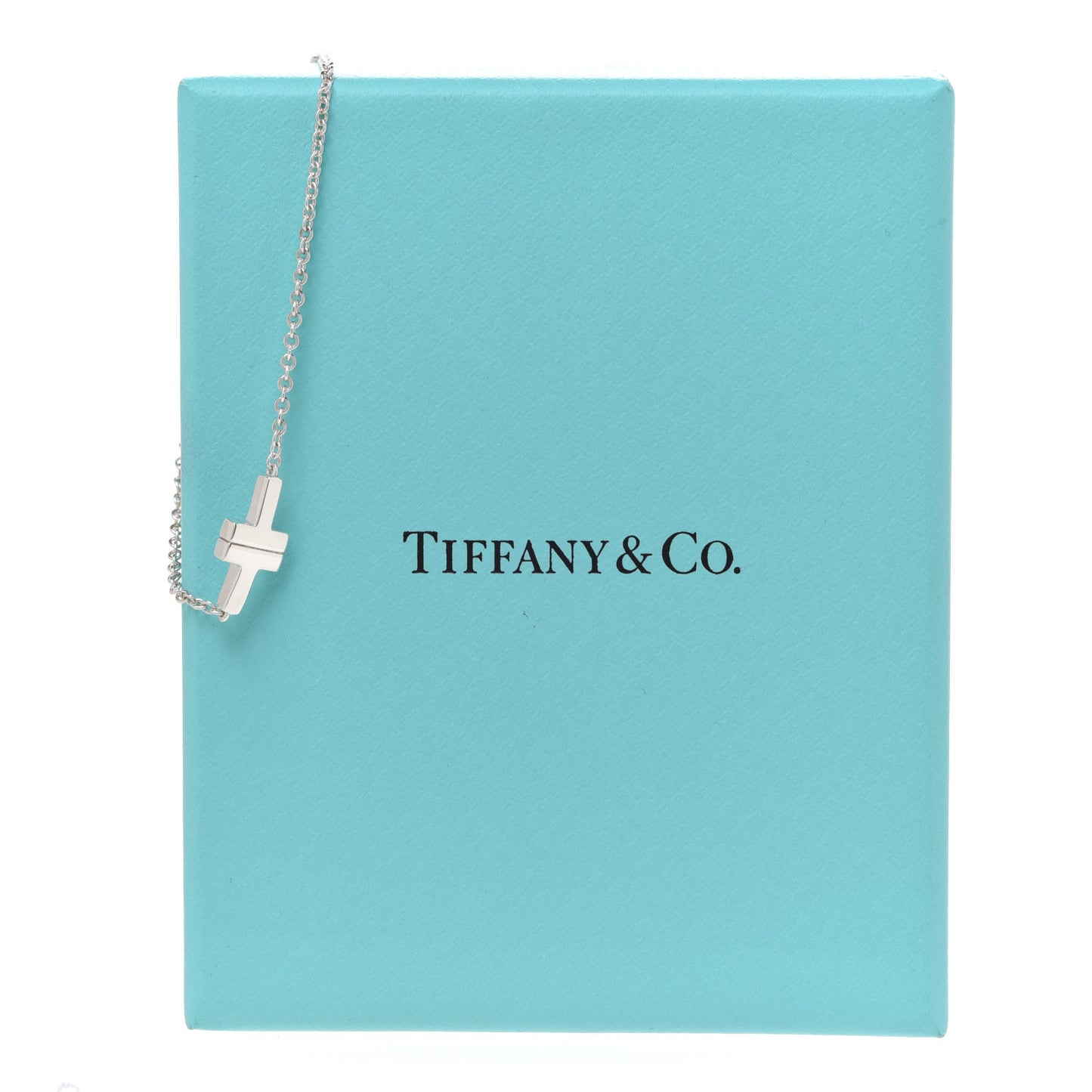 Sterling Silver T Two Single Chain Bracelet